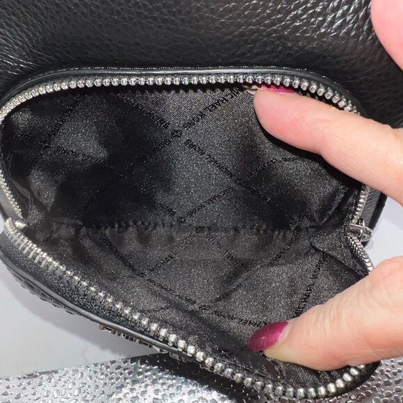 Michael Kors Jaycee Extra-Small Pebbled Leather Convertible Backpack - Picture 8 of 13